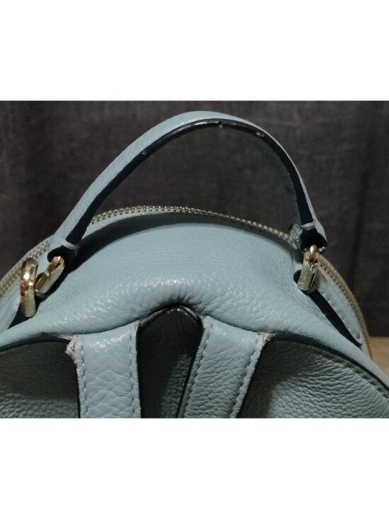 Kate Spade Light Blue Small Leather Backpack Bag Versatile *Please Read* main image 9